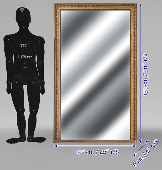 Trumeau doré de style Louis XVI à décor végétal Trumeau doré de style Louis XVI à décor végétal-6