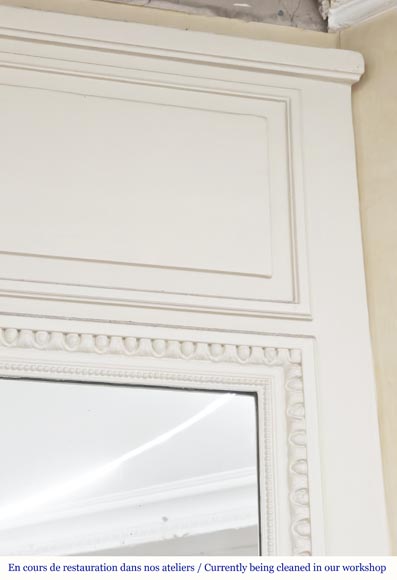 Trumeau de style Louis XVI au décor perlé Trumeau de style Louis XVI au décor perlé-1