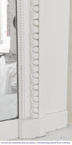 Trumeau de style Louis XVI au décor perlé Trumeau de style Louis XVI au décor perlé-3