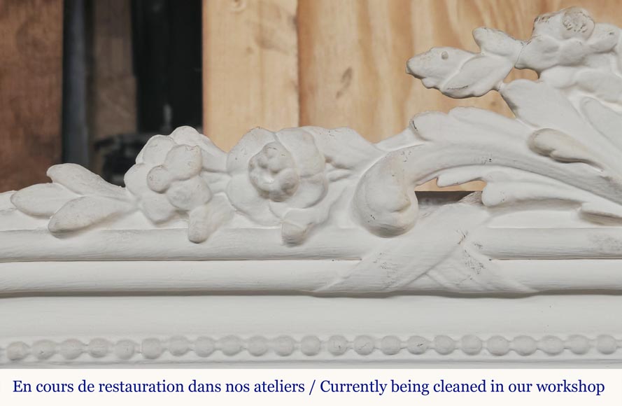 Trumeau de style Napoléon III surmonté d'une coquille Trumeau de style Napoléon III surmonté d'une coquille-3