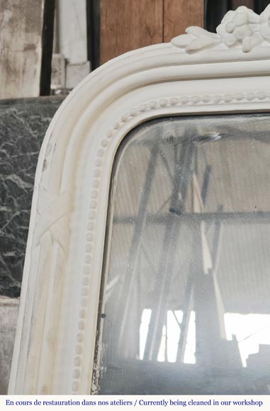 Trumeau de style Napoléon III surmonté d'une coquille Trumeau de style Napoléon III surmonté d'une coquille-4