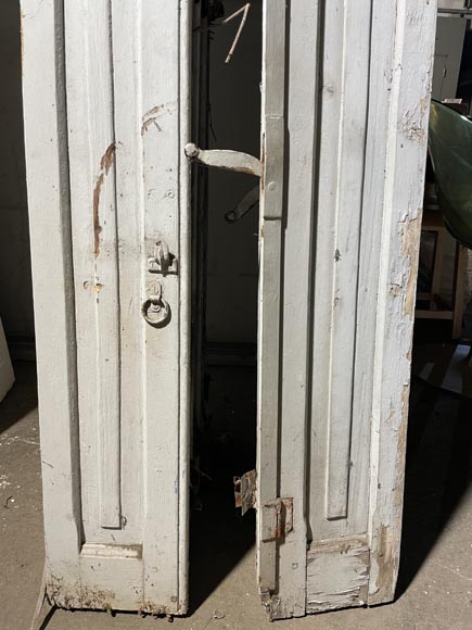 7 paires de volets anciens à persiennes fixes 7 paires de volets anciens à persiennes fixes-3