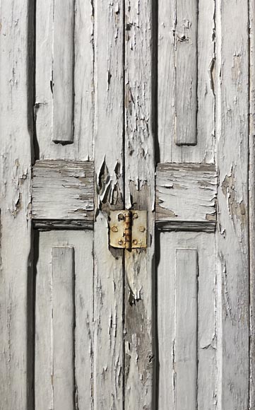 7 paires de volets anciens à persiennes fixes 7 paires de volets anciens à persiennes fixes-5