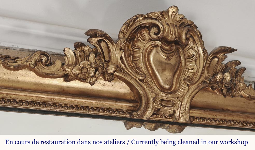 Petit Trumeau doré de style Régence Petit Trumeau doré de style Régence-2