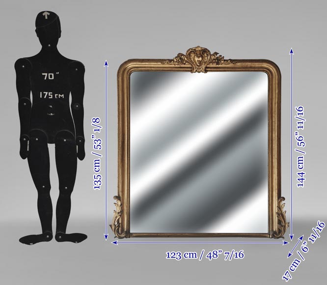 Petit Trumeau doré de style Régence Petit Trumeau doré de style Régence-7