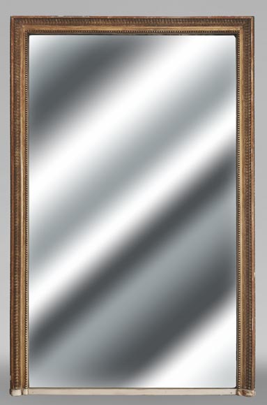 Trumeau style Louis XVI doré, à décor de perle Trumeau style Louis XVI doré, à décor de perle-0