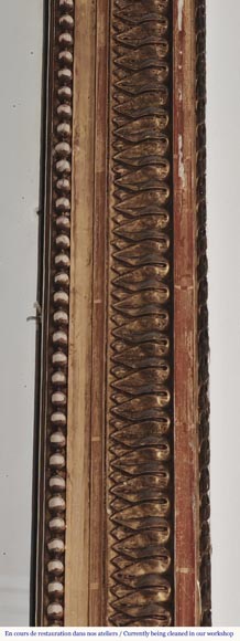 Trumeau style Louis XVI doré, à décor de perle Trumeau style Louis XVI doré, à décor de perle-2