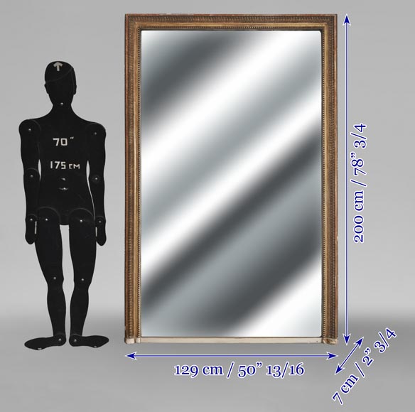 Trumeau style Louis XVI doré, à décor de perle Trumeau style Louis XVI doré, à décor de perle-6