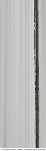 Trumeau de style Louis XVI décoré d'un arc fleuri Trumeau de style Louis XVI décoré d'un arc fleuri-5