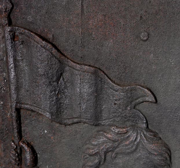 Plaque de cheminée en fonte à l'effigie de Louis XVI Plaque de cheminée en fonte à l'effigie de Louis XVI-8