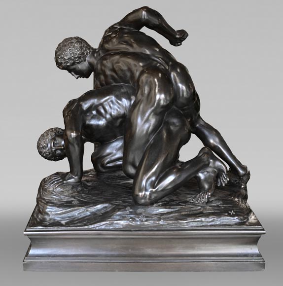 D'après Philippe MAGNIER, d'après l'antique, Les Lutteurs D'après Philippe MAGNIER, d'après l'antique, Les Lutteurs-0