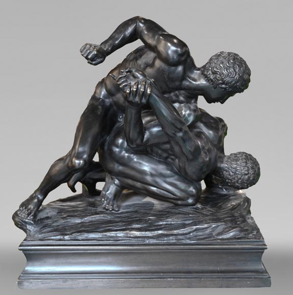 D'après Philippe MAGNIER, d'après l'antique, Les Lutteurs D'après Philippe MAGNIER, d'après l'antique, Les Lutteurs-1