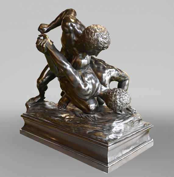 D'après Philippe MAGNIER, d'après l'antique, Les Lutteurs D'après Philippe MAGNIER, d'après l'antique, Les Lutteurs-2