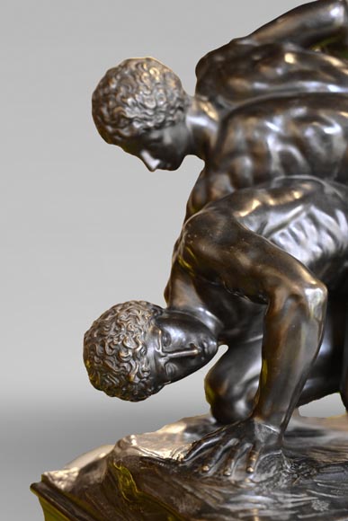 D'après Philippe MAGNIER, d'après l'antique, Les Lutteurs D'après Philippe MAGNIER, d'après l'antique, Les Lutteurs-4