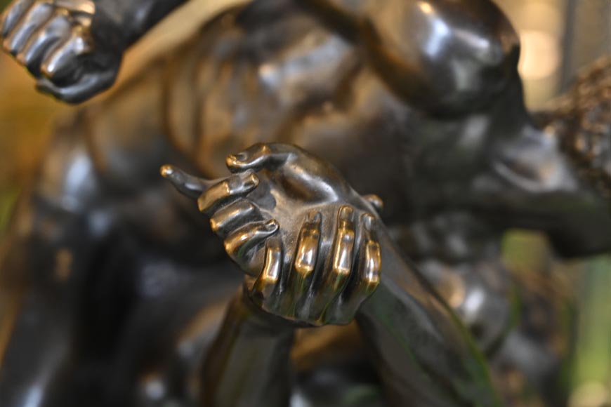 D'après Philippe MAGNIER, d'après l'antique, Les Lutteurs D'après Philippe MAGNIER, d'après l'antique, Les Lutteurs-8