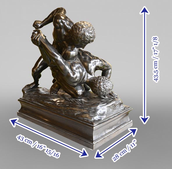 D'après Philippe MAGNIER, d'après l'antique, Les Lutteurs D'après Philippe MAGNIER, d'après l'antique, Les Lutteurs-9