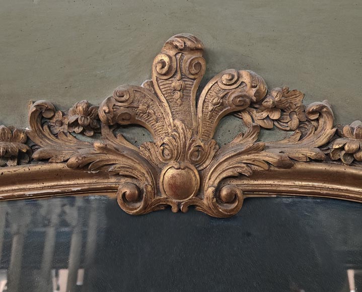 Trumeau de style Napoléon III ornée d'une palmette Trumeau de style Napoléon III ornée d'une palmette-1