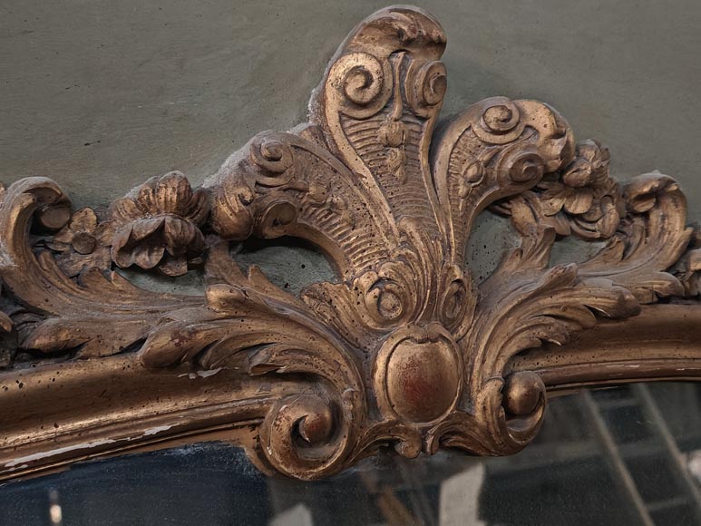 Trumeau de style Napoléon III ornée d'une palmette Trumeau de style Napoléon III ornée d'une palmette-2