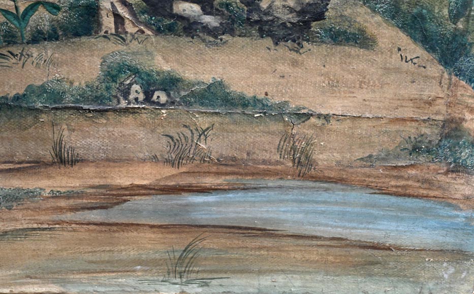 Cinq panneau de papier peint, Chine, XVIIIe siècle Cinq panneau de papier peint, Chine, XVIIIe siècle-9