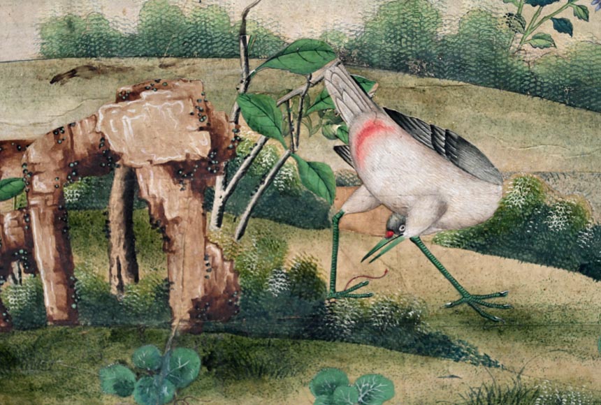 Cinq panneau de papier peint, Chine, XVIIIe siècle Cinq panneau de papier peint, Chine, XVIIIe siècle-11