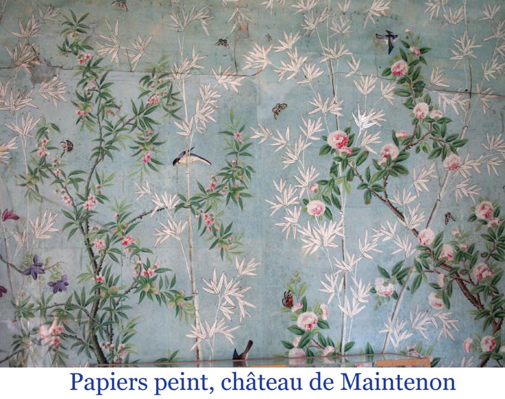 Cinq panneau de papier peint, Chine, XVIIIe siècle Cinq panneau de papier peint, Chine, XVIIIe siècle-18