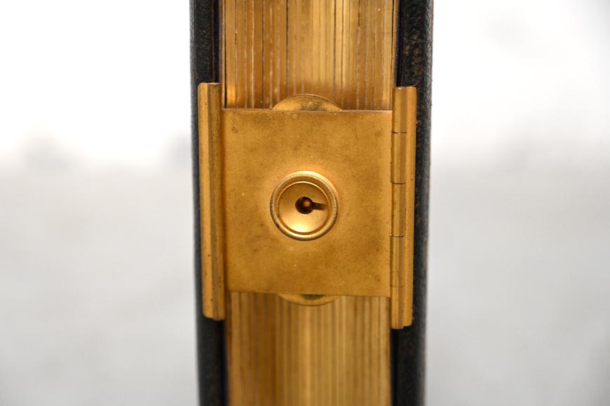 Julien-Nicolas RIVART (1802-1867) – Album photo à décor de marqueterie de porcelaine sur cuir Julien-Nicolas RIVART (1802-1867) – Album photo à décor de marqueterie de porcelaine sur cuir-3