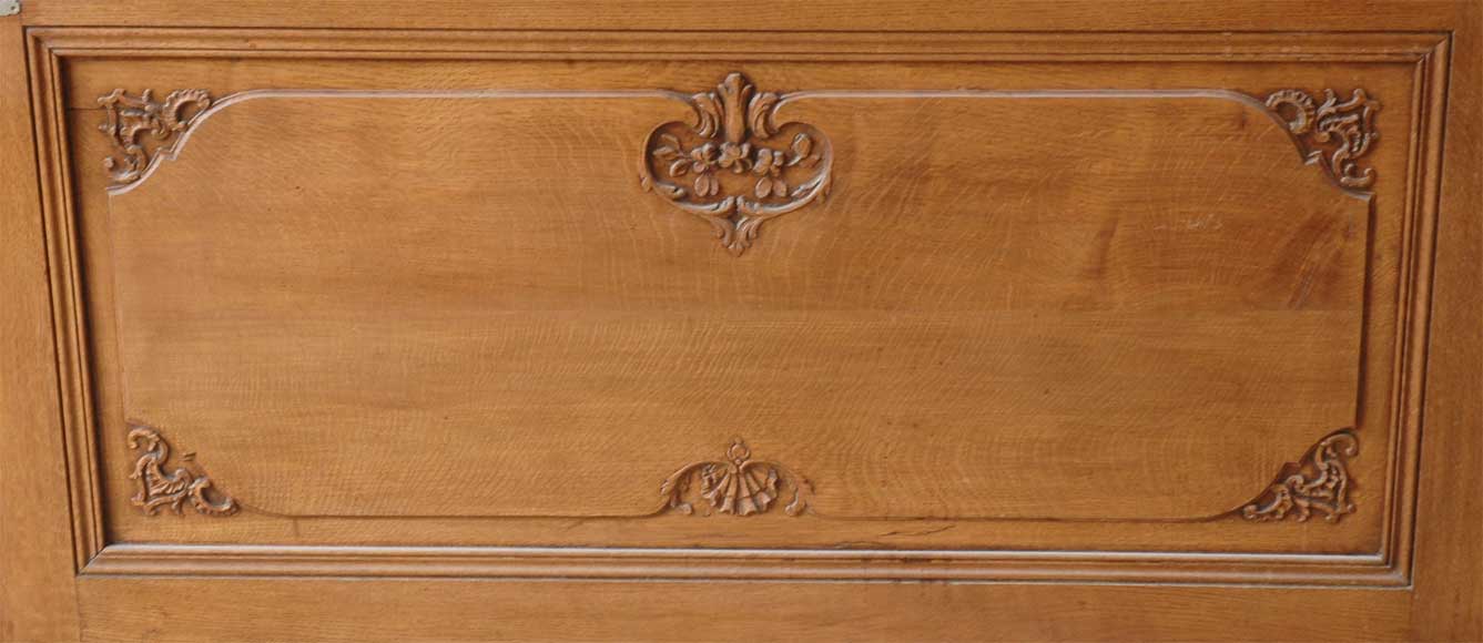 Pièce de boiserie en chêne du début du XXè siècle de style Louis XV Pièce de boiserie en chêne du début du XXè siècle de style Louis XV-6