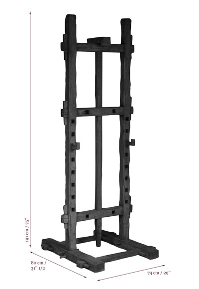 Chevalet en bois de chêne, années 1940 Chevalet en bois de chêne, années 1940-4