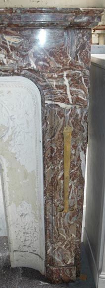 Cheminée de style Transition à ornements de bronzes Cheminée de style Transition à ornements de bronzes-3