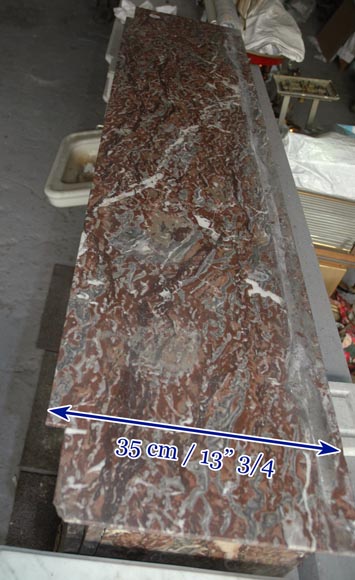 Cheminée de style Transition à ornements de bronzes Cheminée de style Transition à ornements de bronzes-7