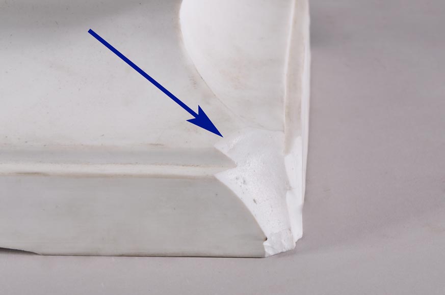 Albert-Ernest Carrier de Belleuse dit « CARRIER-BELLEUSE » (1824 - 1887) (d'après), Buste de jeune fille en biscuit Albert-Ernest Carrier de Belleuse dit « CARRIER-BELLEUSE » (1824 - 1887) (d'après), Buste de jeune fille en biscuit-4