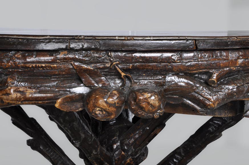 Matthieu (1815-1889) et Willem (1816-1881) HORRIX (attrib. à) Importante salle à manger dans le goût « Forêt Noire ». Matthieu (1815-1889) et Willem (1816-1881) HORRIX (attrib. à) Importante salle à manger dans le goût « Forêt Noire ».-2