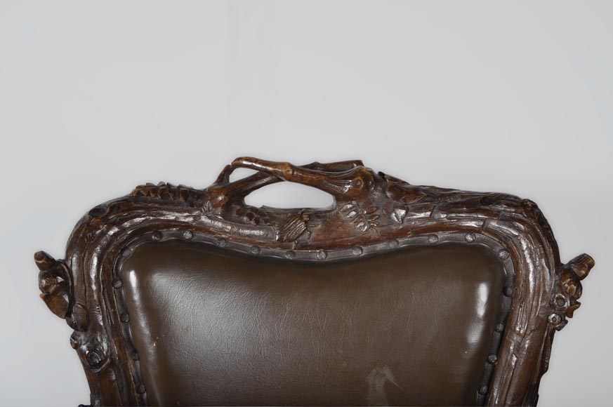 Matthieu (1815-1889) et Willem (1816-1881) HORRIX (attrib. à) Importante salle à manger dans le goût « Forêt Noire ». Matthieu (1815-1889) et Willem (1816-1881) HORRIX (attrib. à) Importante salle à manger dans le goût « Forêt Noire ».-5