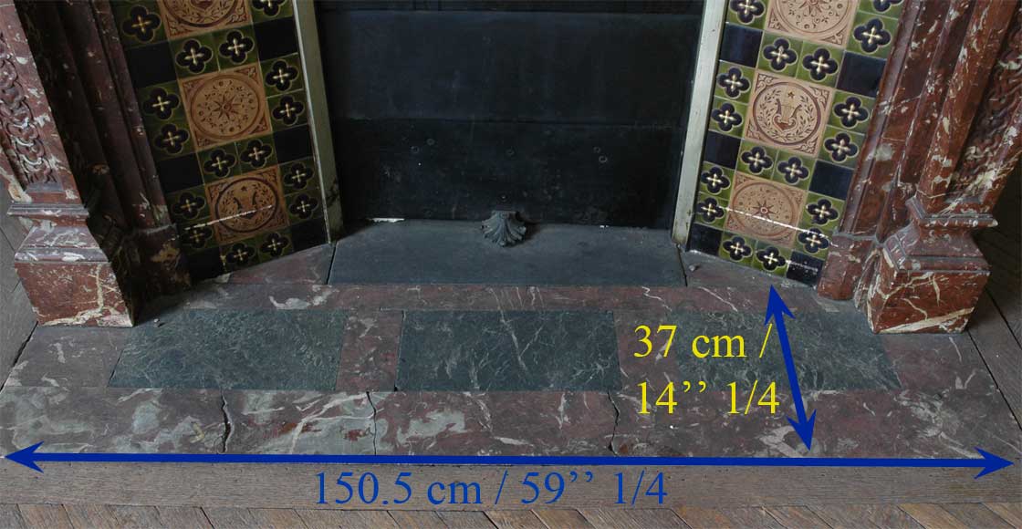 Cheminée ancienne de style Napoléon III en marbre Rouge du Nord Cheminée ancienne de style Napoléon III en marbre Rouge du Nord-8