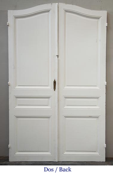 Une double porte d'intérieur cintrées avec miroirs Une double porte d'intérieur cintrées avec miroirs-6