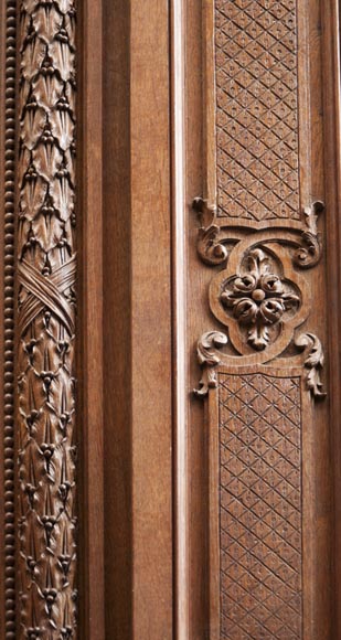 Exceptionnelle cheminée en chêne d'après le modèle de la cheminée du Salon d'Hercule du Palais de Versailles Exceptionnelle cheminée en chêne d'après le modèle de la cheminée du Salon d'Hercule du Palais de Versailles-13