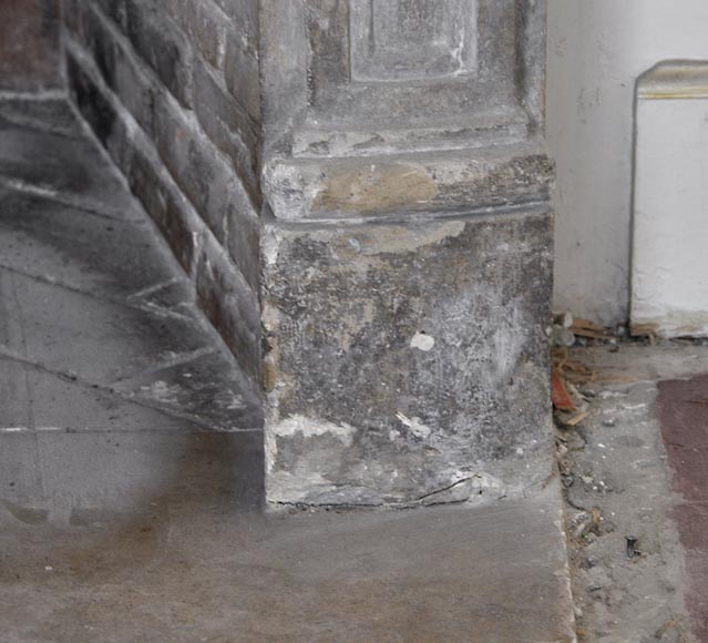 Bel élément de boiserie de style Louis XV avec cheminée en pierre du XVIIIè siècle Bel élément de boiserie de style Louis XV avec cheminée en pierre du XVIIIè siècle-20