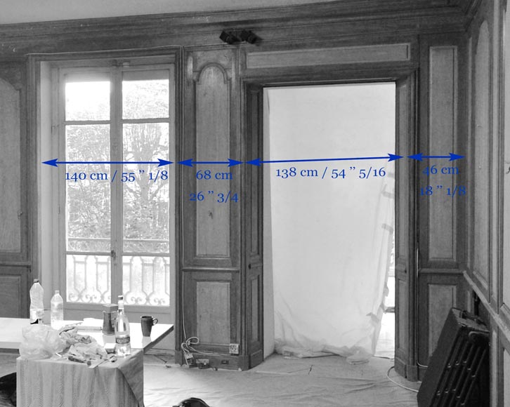 Pièce de boiserie en chêne et sapin du XVIIIè siècle Pièce de boiserie en chêne et sapin du XVIIIè siècle-14