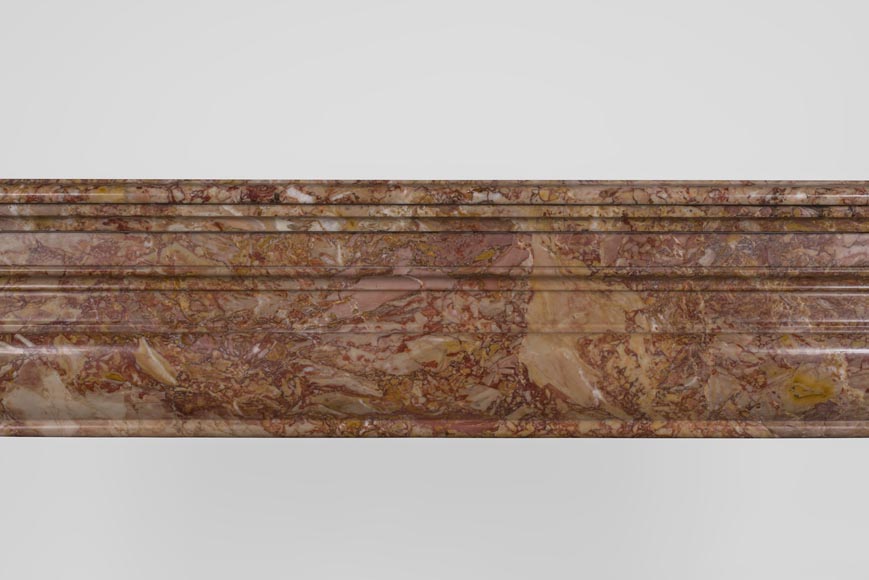 Cheminée ancienne de style Louis XIV en marbre  Cheminée ancienne de style Louis XIV en marbre -1