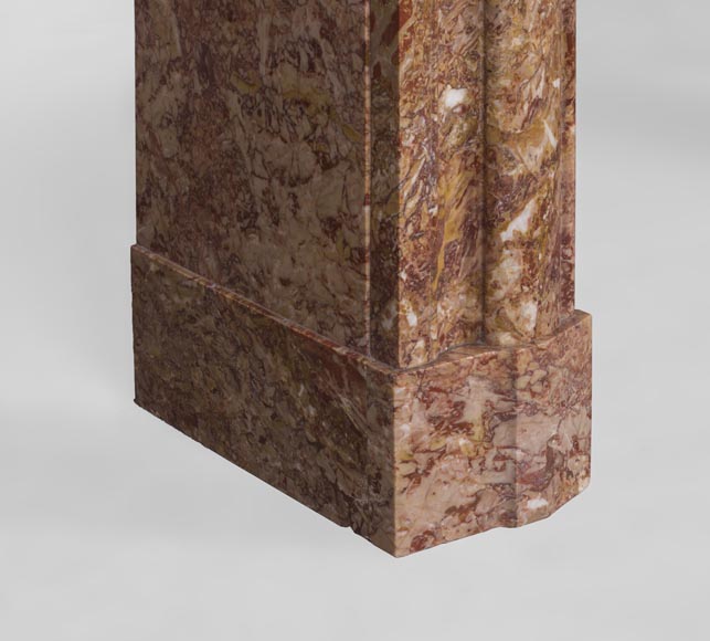 Cheminée ancienne de style Louis XIV en marbre  Cheminée ancienne de style Louis XIV en marbre -4