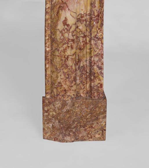 Cheminée ancienne de style Louis XIV en marbre  Cheminée ancienne de style Louis XIV en marbre -7