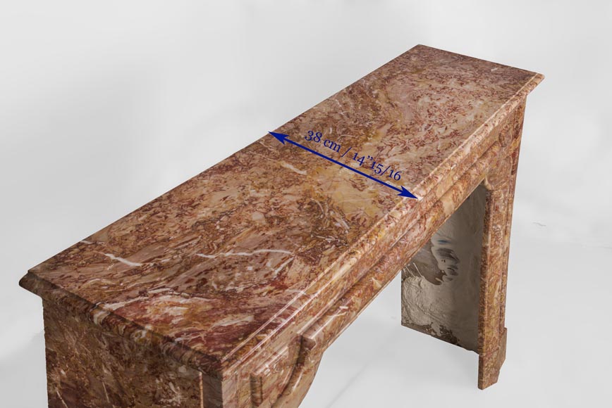 Cheminée ancienne de style Louis XIV en marbre  Cheminée ancienne de style Louis XIV en marbre -8