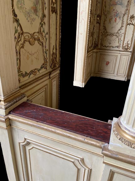 Boiserie à décor de Chinoiseries provenant de la Villa Les Cèdres, anciennement Villa Les Oiseaux, résidence du roi Léopold II à Saint-Jean-Cap-Ferrat, sur la Côte-d’Azur Boiserie à décor de Chinoiseries provenant de la Villa Les Cèdres, anciennement Villa Les Oiseaux, résidence du roi Léopold II à Saint-Jean-Cap-Ferrat, sur la Côte-d’Azur-11