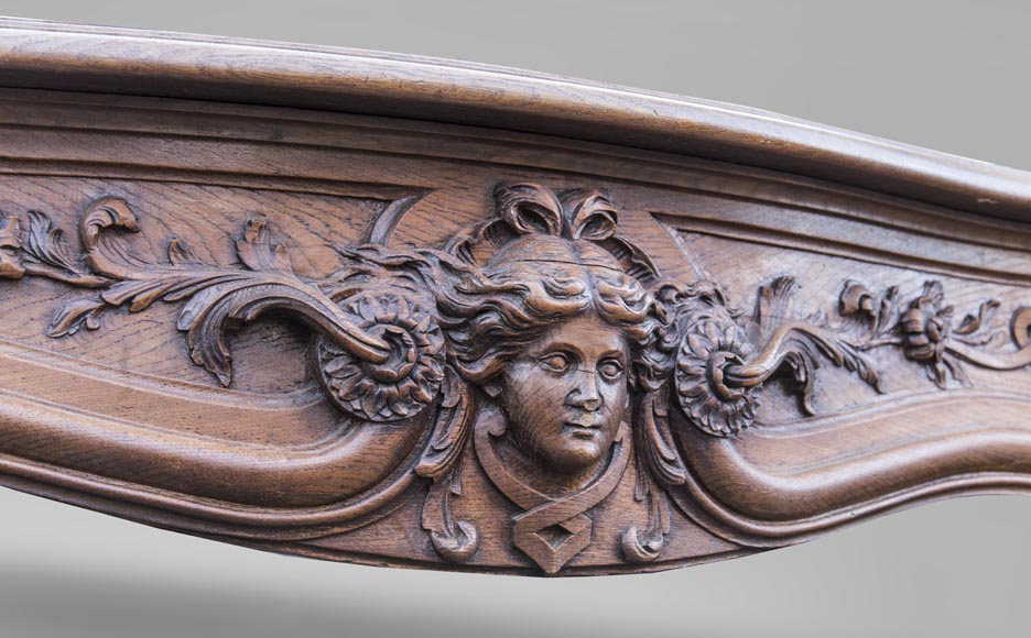 BARDIE Armand (ébéniste) - Grande cheminée ancienne et son trumeau, de style Napoléon III BARDIE Armand (ébéniste) - Grande cheminée ancienne et son trumeau, de style Napoléon III-9