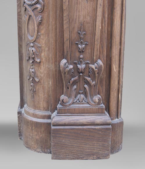 BARDIE Armand (ébéniste) - Grande cheminée ancienne et son trumeau, de style Napoléon III BARDIE Armand (ébéniste) - Grande cheminée ancienne et son trumeau, de style Napoléon III-13