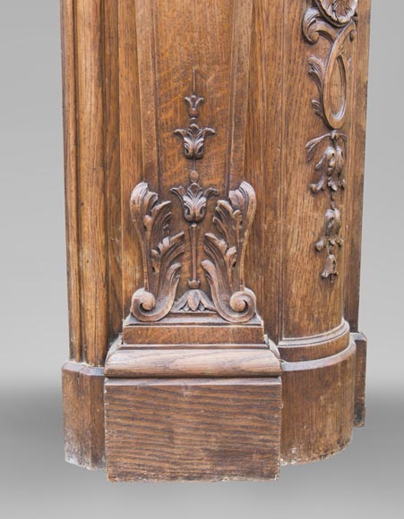 BARDIE Armand (ébéniste) - Grande cheminée ancienne et son trumeau, de style Napoléon III BARDIE Armand (ébéniste) - Grande cheminée ancienne et son trumeau, de style Napoléon III-16