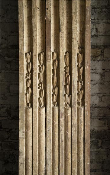 Ensemble d'éléments de boiserie d'époque Louis XVI Ensemble d'éléments de boiserie d'époque Louis XVI-16