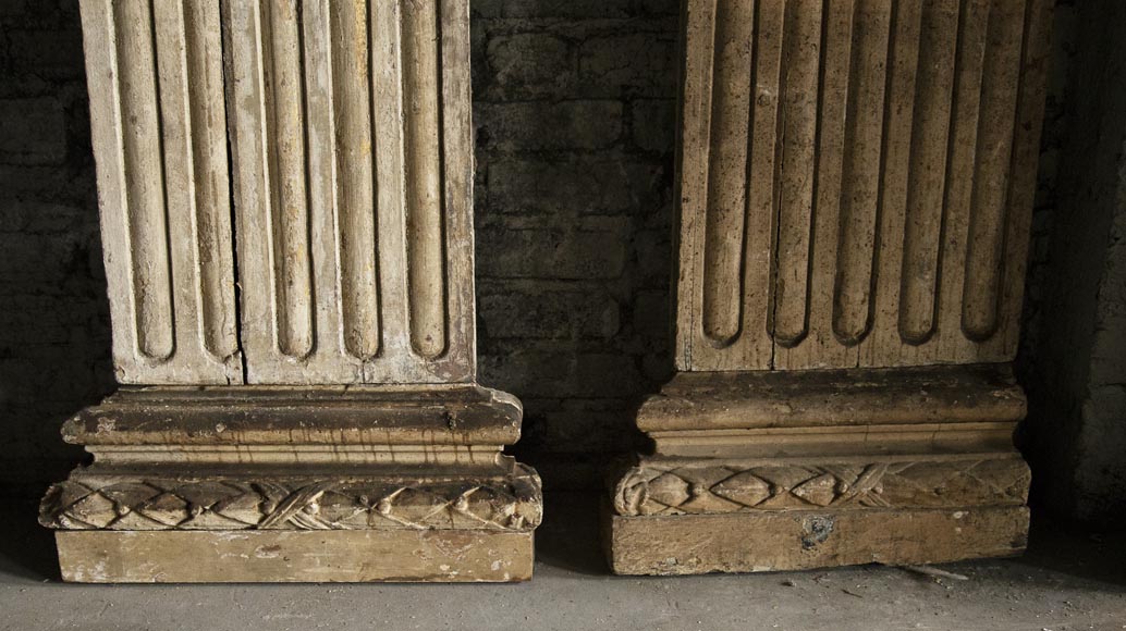 Ensemble d'éléments de boiserie d'époque Louis XVI Ensemble d'éléments de boiserie d'époque Louis XVI-17