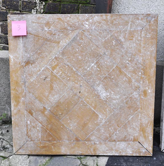 Lot de parquet ancien Soubise, en chêne, du XIXe siècle Lot de parquet ancien Soubise, en chêne, du XIXe siècle-1