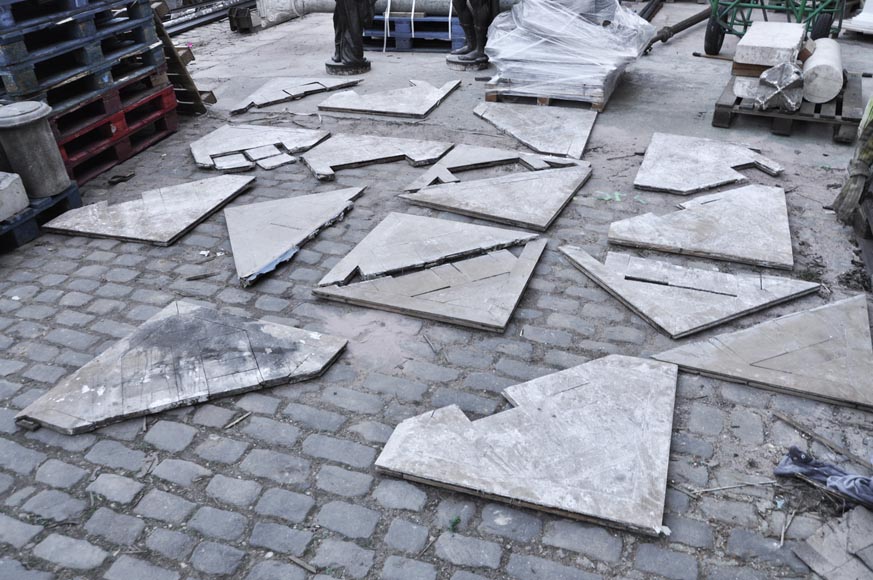 Lot de parquet ancien Soubise, en chêne, du XIXe siècle Lot de parquet ancien Soubise, en chêne, du XIXe siècle-11